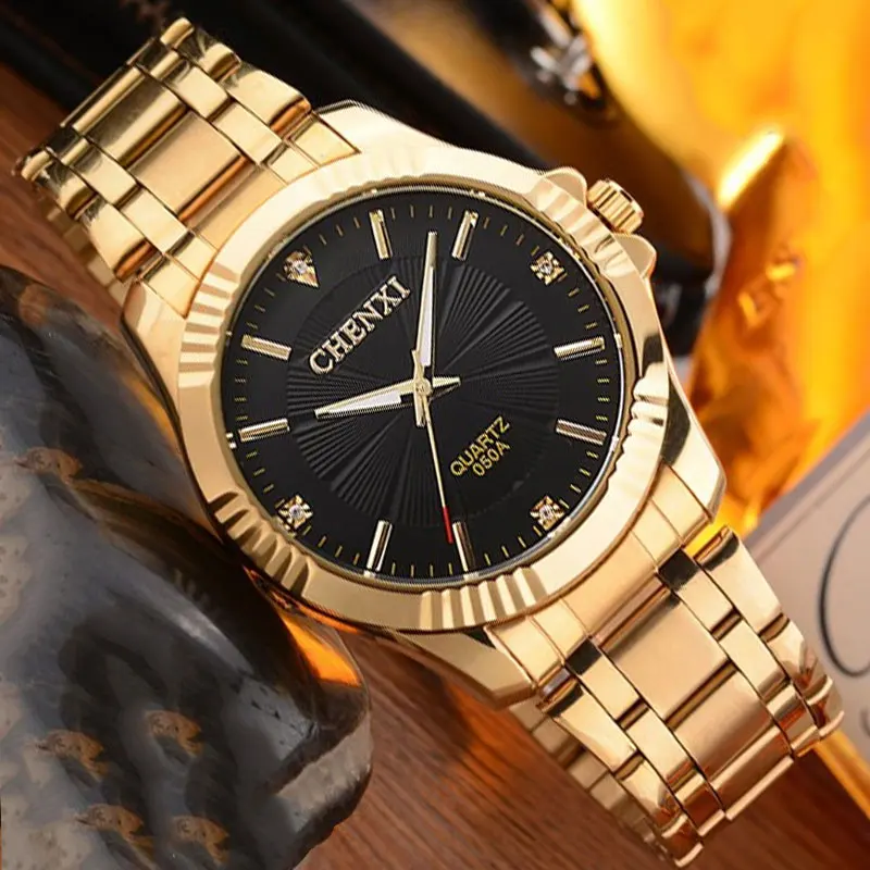 New Gold Women Men Quartz Watches Mesh Stainless Steel Wrist Watch Luxury Casual Date Clock Couple Gifts Relogio Dropshipping