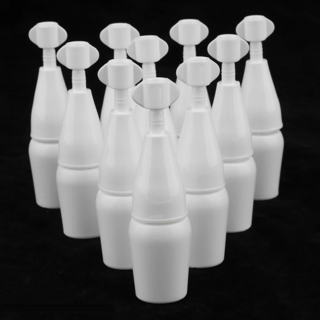 

Pack of 10 Makeup Liquids Dropper Bottles Travel Empty Squeezable Container
