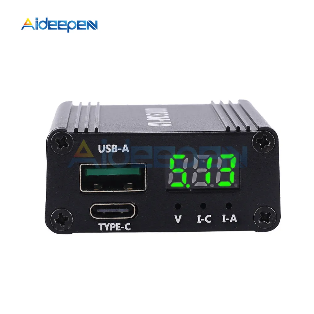 

Dual USB Charging Module 20V 5A 100W Voltage Converter Type-C QC2/QC3/FCP/SCP/PPS/LVDC/PE1.1/PE2.1/PD Charging Protocol