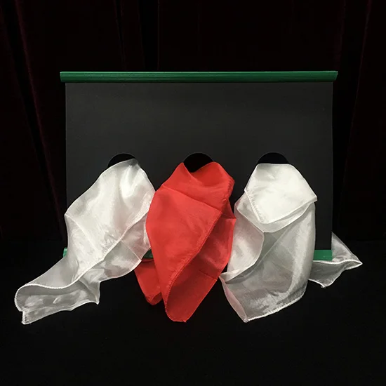 Озадачивает шелк этап фокусы закрыть магический шелковый шарф Появившись