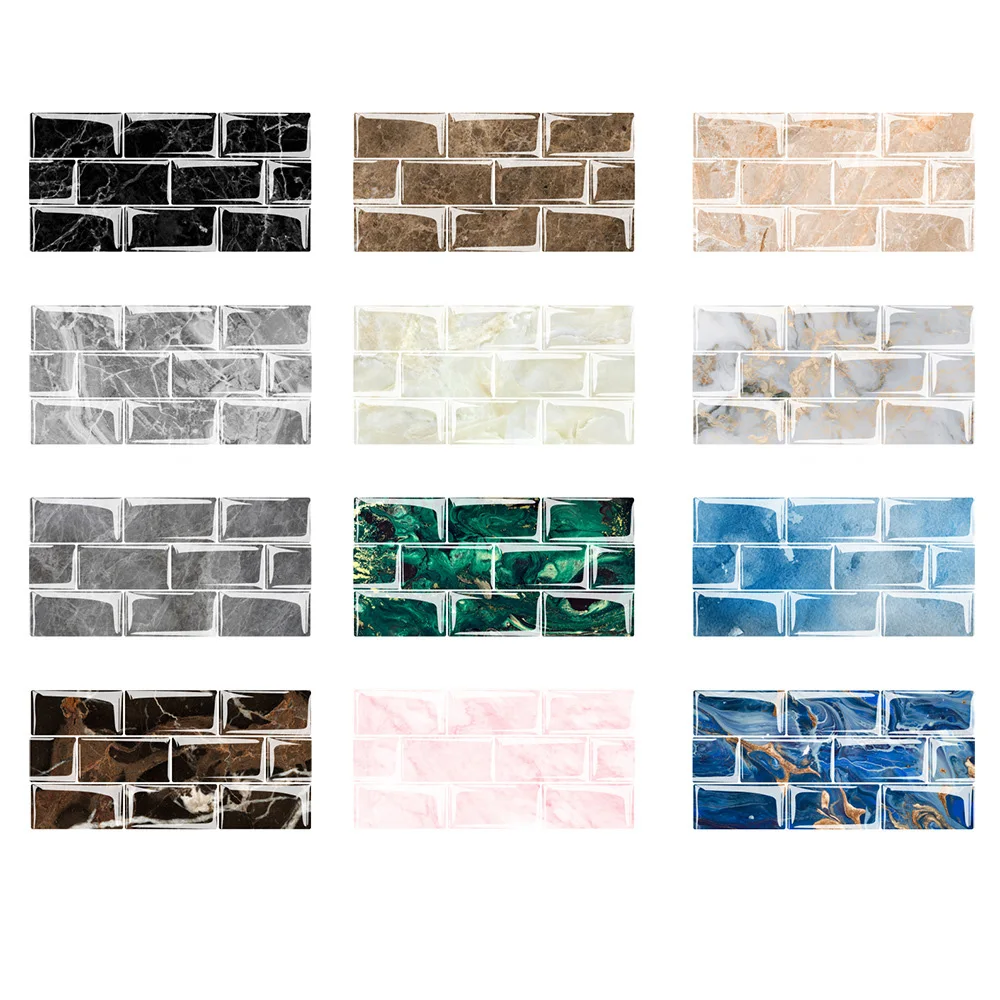 12 шт. водостойкие наклейки для мраморной плитки