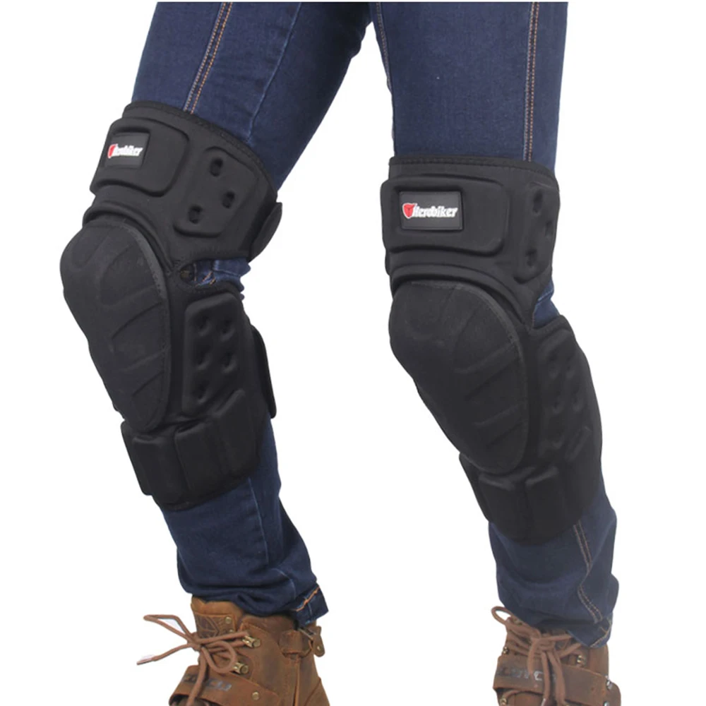 

HEROBIKER Motorcycle Knee Pads Motocross Knee Protector Guard Moto Knee Protector Protective Gear EVA Motorbike Ridng Knee Guard