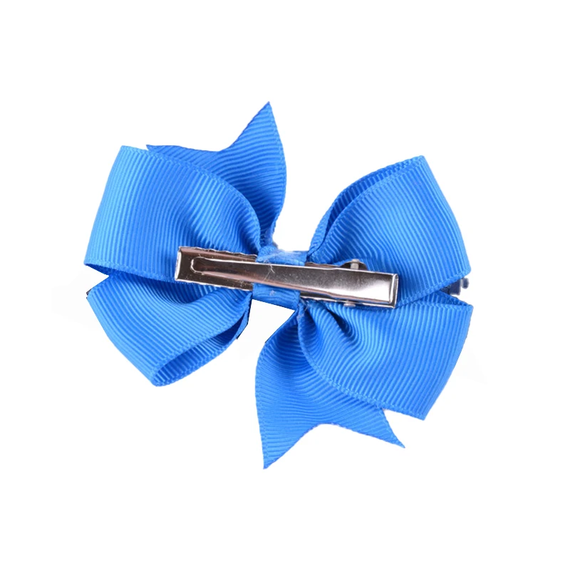 Horquillas con lazo grande para beb&eacute; y ni&ntilde;a, 1 pieza, lazo, cinta de grogr&eacute;n, pinzas para el pelo, accesorios para el cabello liso-2