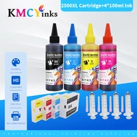 kmcyinks pgi 2500xl pgi2500 xl printer refill ink cartridge 400ml refill dye ink for canon maxify ib4050 mb5350 mb5450
