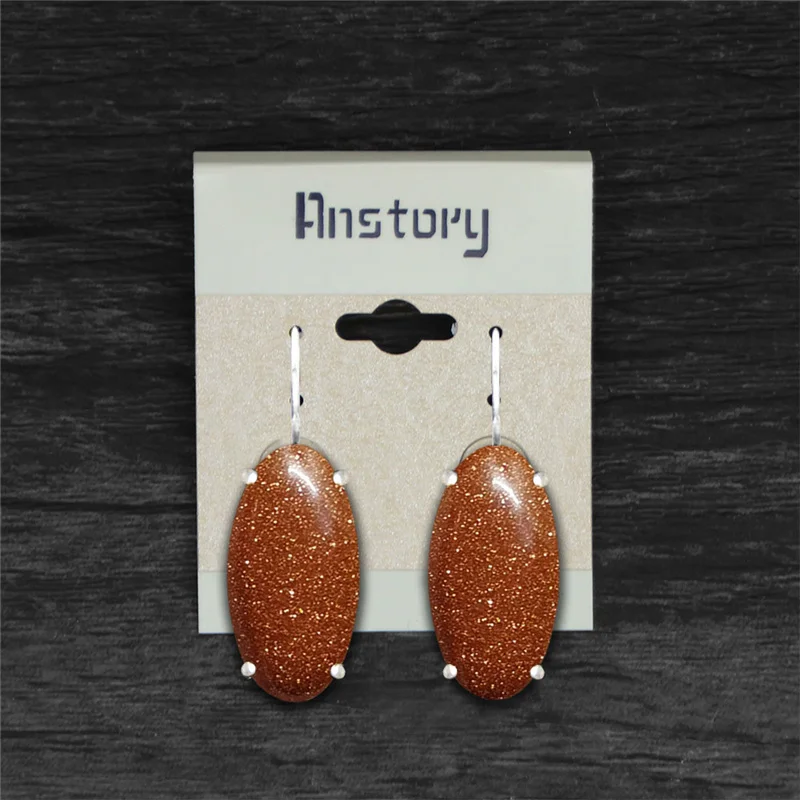 Женские серьги-подвески с золотистыми блестками серьги неправильной формы в