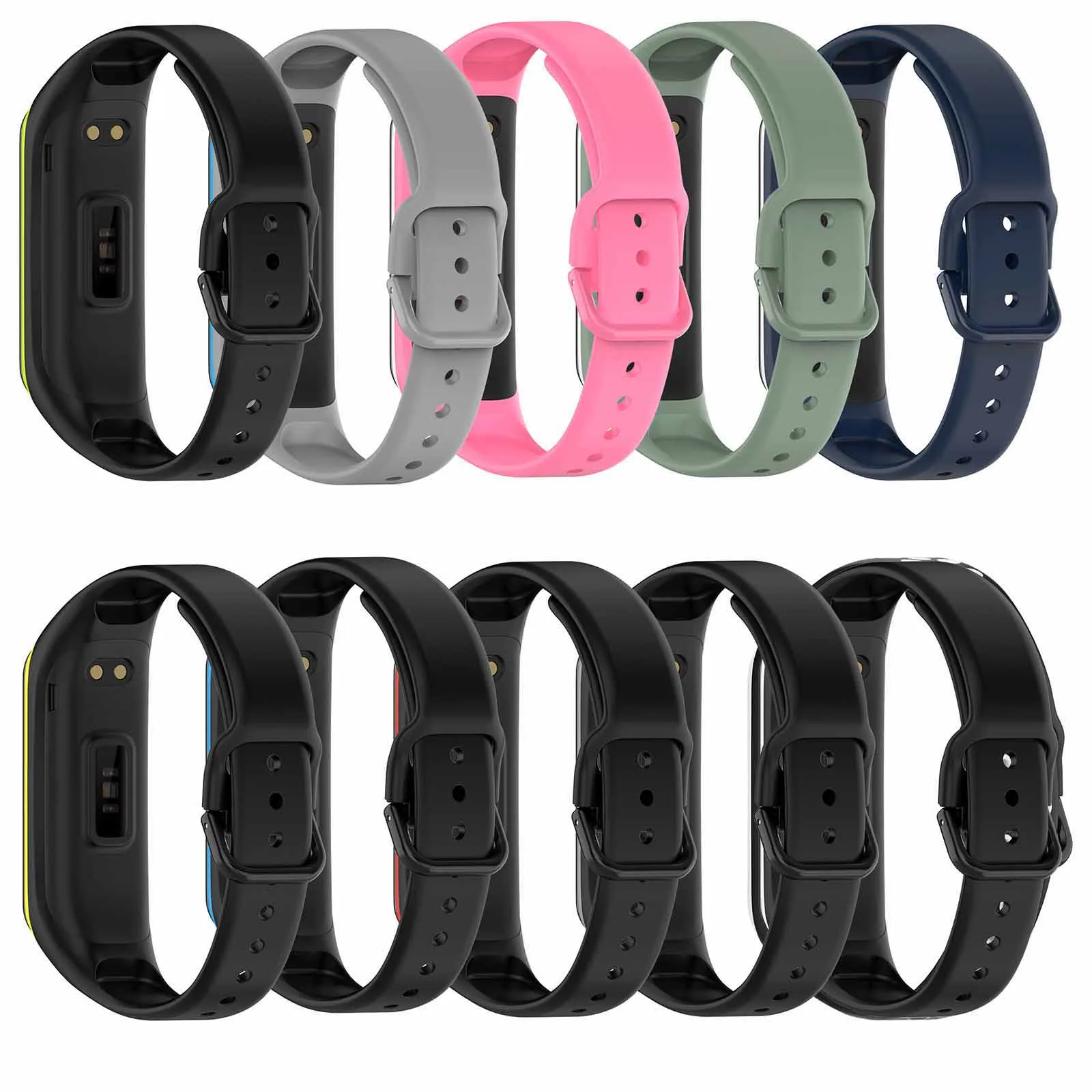 Силиконовый ремешок для Samsung Galaxy Fit 2 часов Fit2 силикагелевый браслет наручных