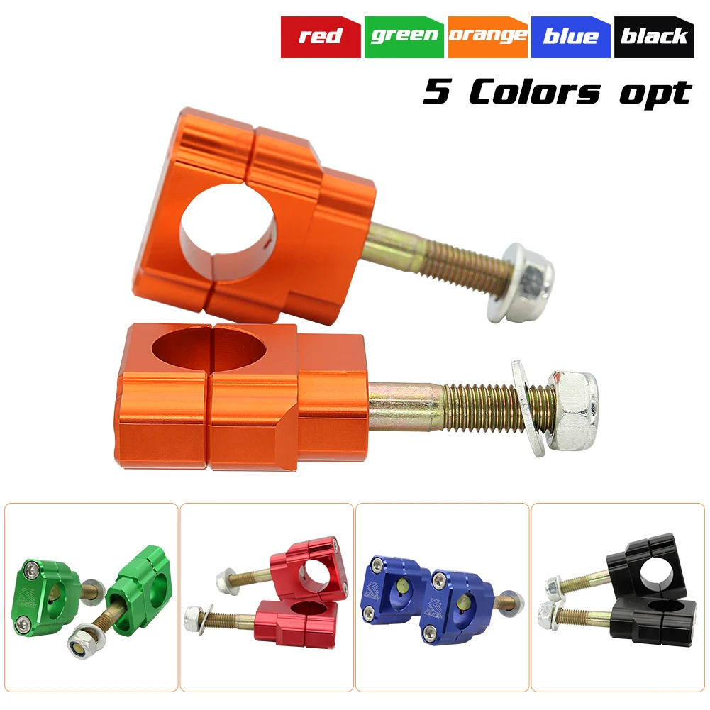 

28.6mm HandleBar 1-1/8" Fat Bar Mount Clamps Risers For Motorcycle Dirt Pit Bike Motocross Motobike Streetbike Scooer Off road