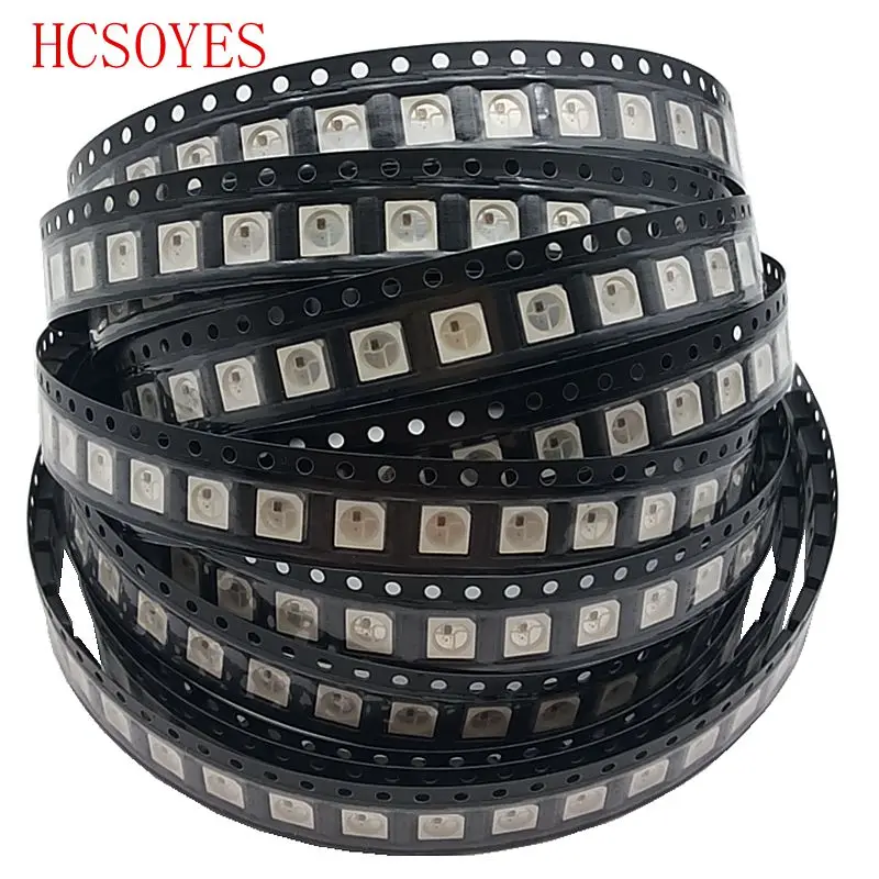 10/20/30/40/50 шт WS2812B светодиодный чип WS2811 IC индивидуально адресуемых 5050 SMD светильник