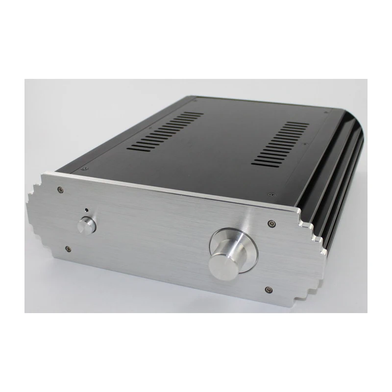 

312*265*82MM DIY Box Amplifier Chassis Housing Enclosure WA9 Brushed All-aluminum Class A Preamp Amplifier Case Shell