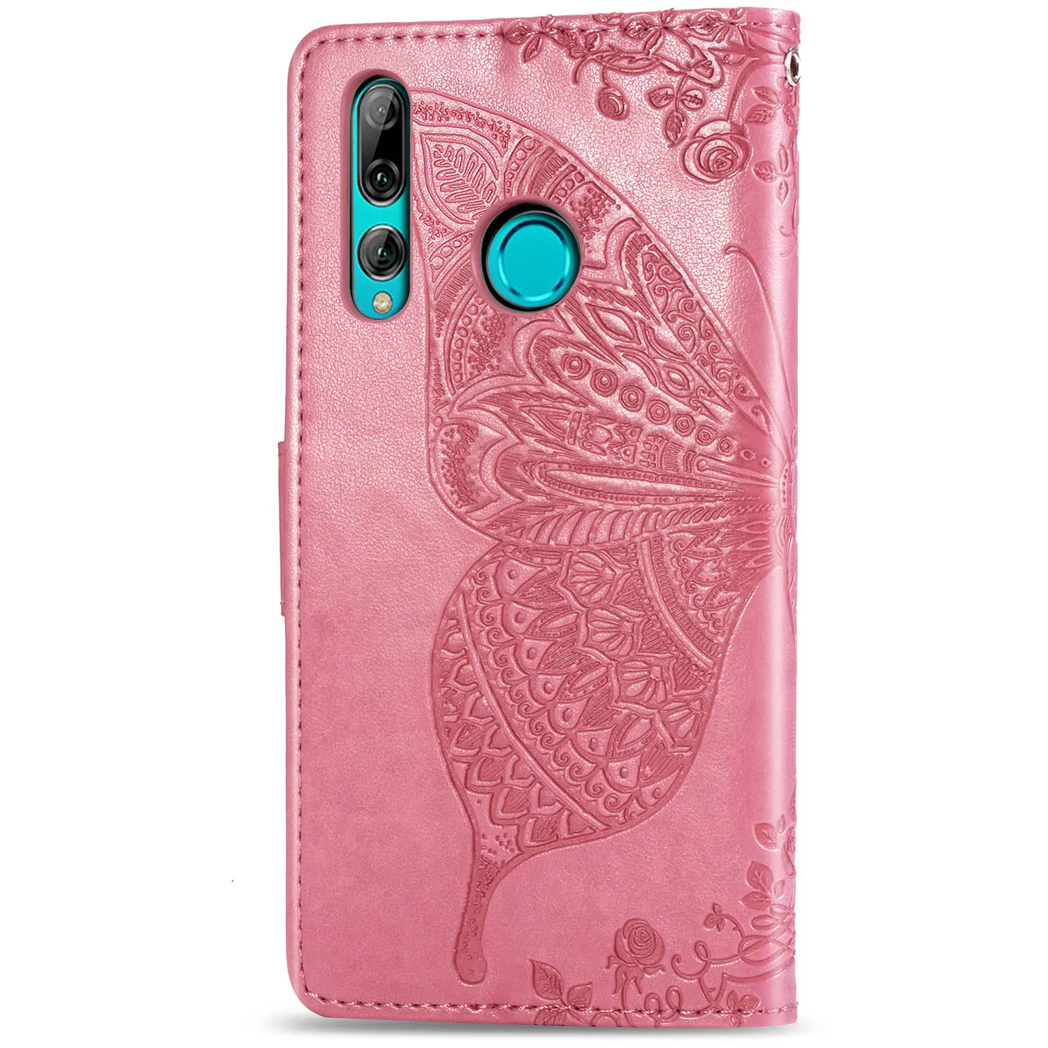 Кожаный чехол книжка с бабочкой для Huawei P20 lite P30 Pro Y7 Y9 2019 телефона Honor 20 s 8A 8C 7C 7A 10i 10