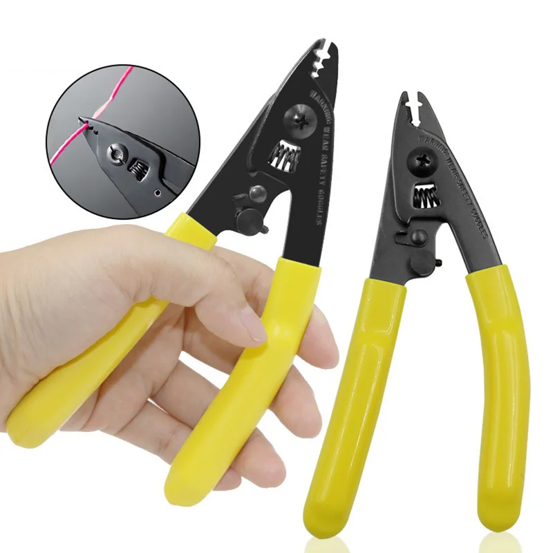 3 Holes(CFS-3) Fiber Optic FIS Stripper for To strip 125um 250um fiber coating Cable Strippers Tool Free Shipping | Инструменты