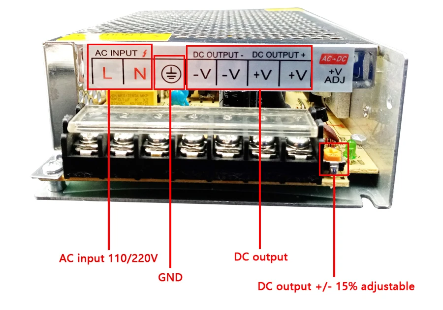 

Lighting Transformers AC DC 15V Power Supply Adapter 15V 3A 5A 10A 20A 30A Alimentacion LED Driver LED Strip Power Supply