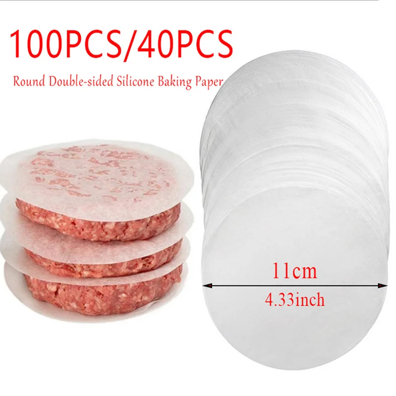 100 шт Круглые пельмени коврик отпариватель бумага силиконовая решетка для варки