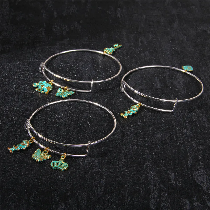 Galaxy Series Women Jewelry Bracelet Orange Planet Little Moon Charm Pendant Bangle For Female Friendship Birthday Gift | Украшения и