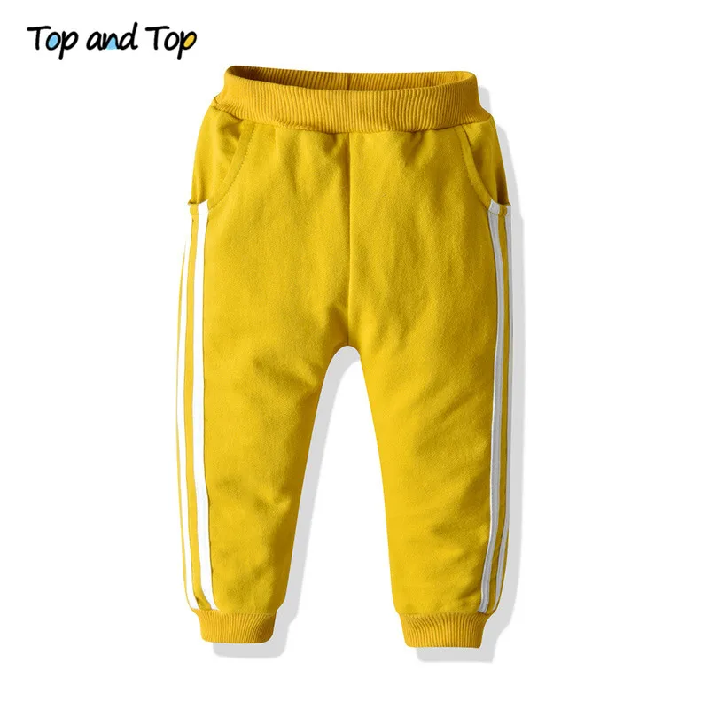 Топ и Модный хлопковый унисекс Детский Повседневный комплект одежды свитшот на