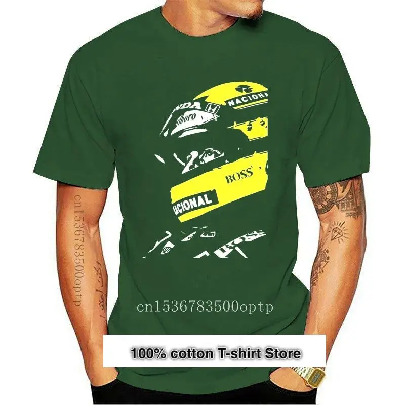 

Ayrton Senna-camisetas de verano para hombre, 2019 algodón, 100%