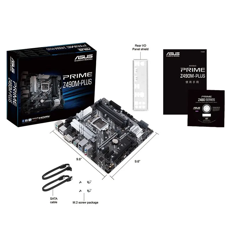 PRESELL ASUS PRIME телефон LGA1151 настольный компьютер MASTER OFFICE GAMING MATX Z490 intel LGA 1200