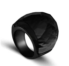 Модные трендовые полимерные многосторонние двухслойные кольца мужские и женские парные Подарок на годовщину в виде колец