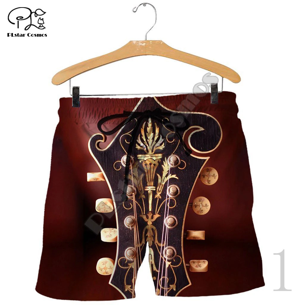 Ух девушка 3dprint музыкальный инструмент Лето Забавный бегом шорты на каждый день в