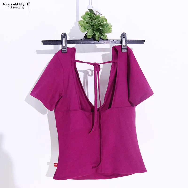 Женский тренировочный топ для танца живота из эластичного хлопка