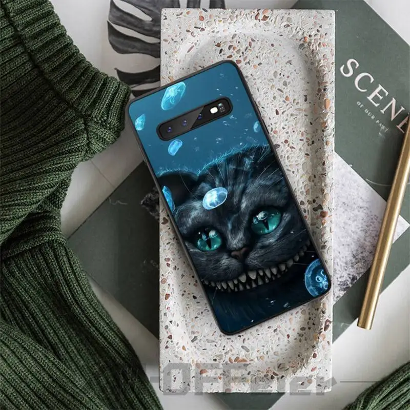 Чехол с Чеширским котом Alice Wonderland Чехлы чехол для samsung galaxy A10 A20 A30S A40 A50 A51 A70 A71 note 8 9 10