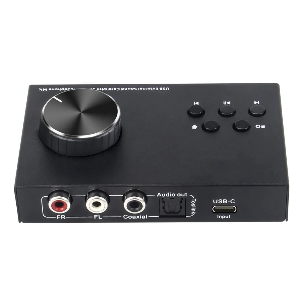 

Profession Computer USB External Sound Card 2RCA Digital Audio Adapter Converter Audio Interface For PC Laptop Sound Card