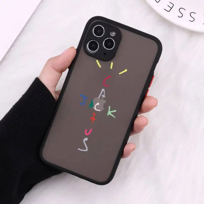 

cactus jack Phone Cases Matte For iPhone 12 Mini 11 Pro XR XS Max 7 8 Plus X Hard PC Back Cover