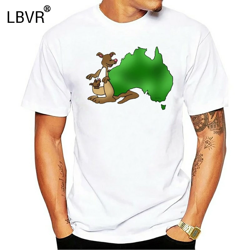Aussie Map брендовая Футболка-кенгуру футболка с короткими рукавами короткая
