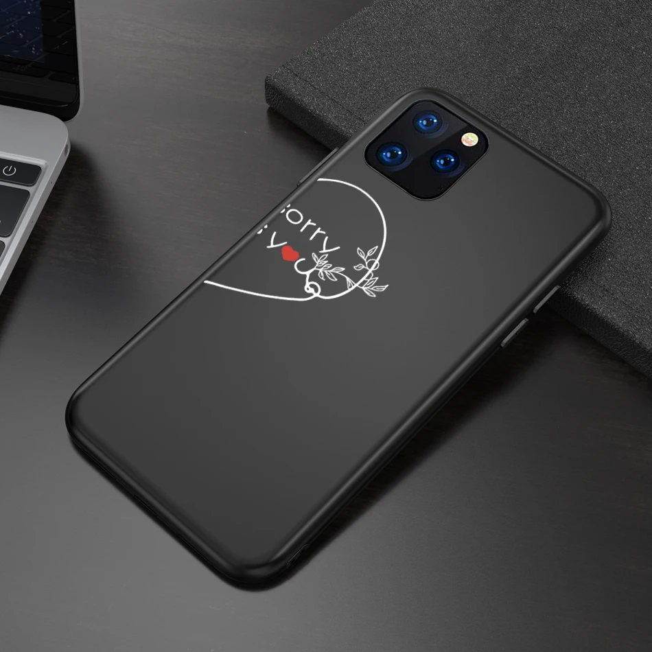 Lovebay Пары Любовь Сердце Простой чехол для телефона для iPhone 11 Pro Max X XS XR Xs Max 6 6s 7 8 Plus Мягкий ТПУ силиконовый чехол - Цвет: AC9847