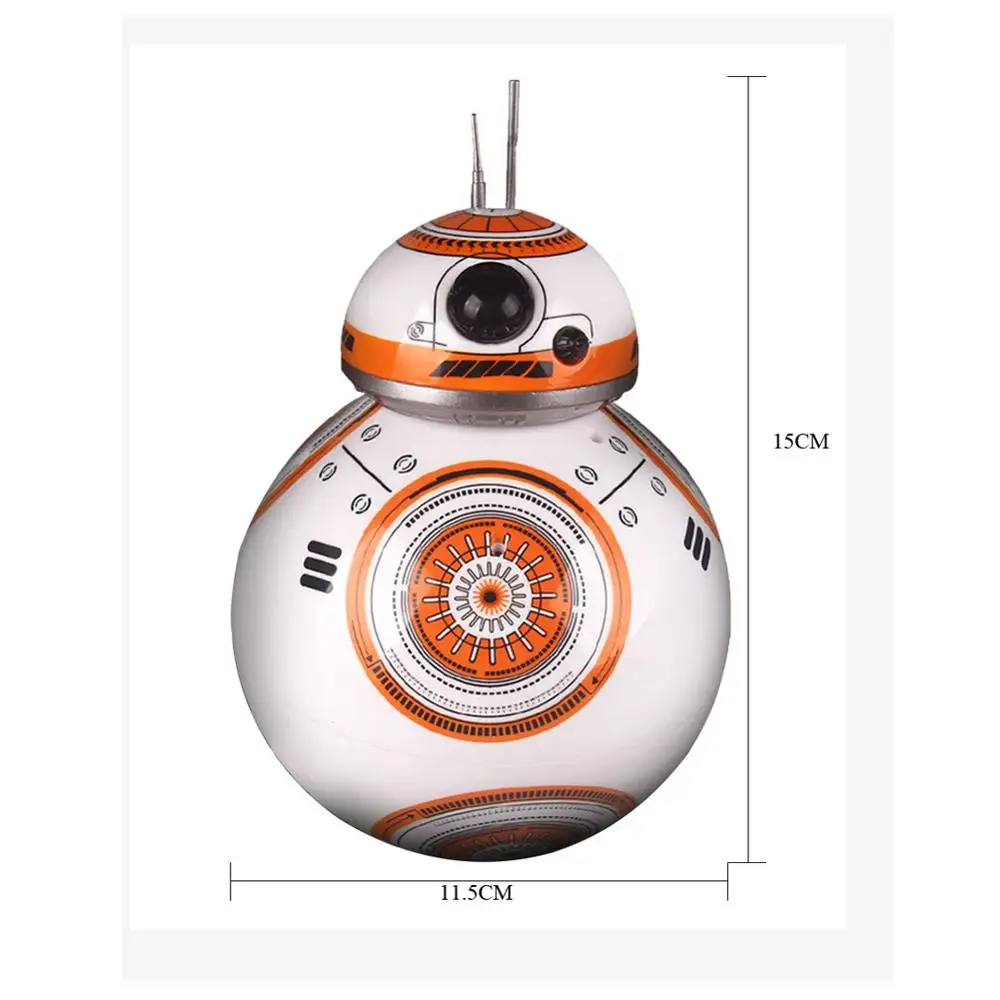 Звездные войны, звук, танцы, электрические радиоуправляемые роботы BB8, маленький шар, 2,4 г, дистанционное управление, фигурка, детские игрушки, интеллектуальная модель, подарки