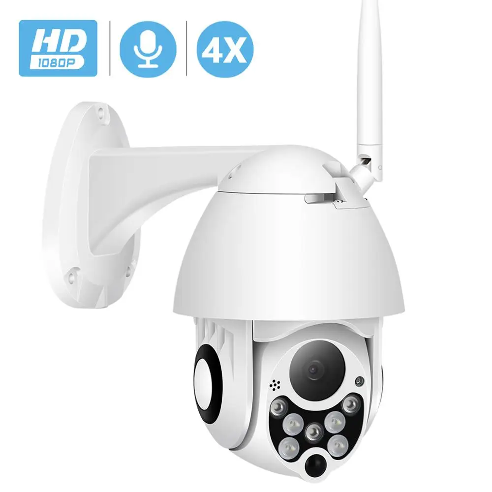 

1080P PTZ IP Camera Outdoor Speed Dome Wireless Wifi Security Camera Pan Tilt 4X Zoom IR Network CCTV Surveillance Camera