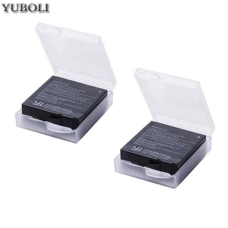 1400 мАч 3,85 В батарея AZ16-1+ светодиодный USB 3 слота зарядное устройство для Xiao mi Yi 2 4K батарея Xiao mi Yi Lite экшн-камеры - Цвет: 2 batteries