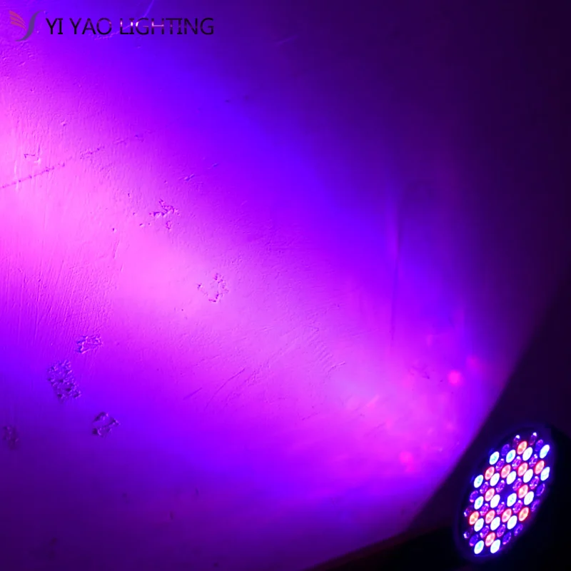 Светодиодный фонарь 54x3 Вт 8CH RGBW PAR 64 DMX512 диджейская сценическая вечеринка шоу дня