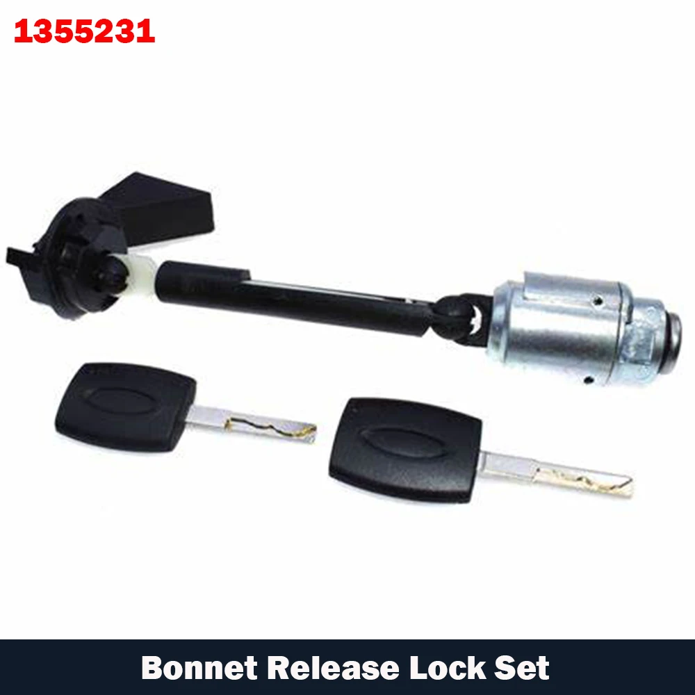 

Блокировка капота в сборе 1355231 4M5AA16b970AB 7M5AA16b970AA, аксессуары для Ford Focus Mk2 Ii 2004-2012 C-max автомобильное Kuga