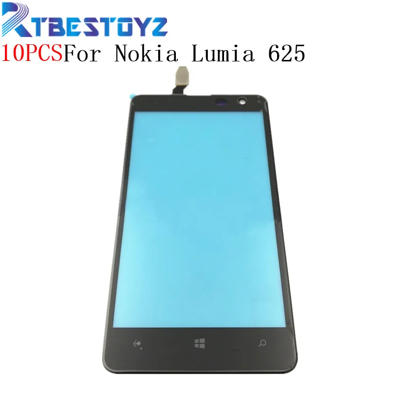 10 шт./лот 625 корпус стеклянный сенсорный экран для Nokia Lumia дигитайзер|Сенсорные