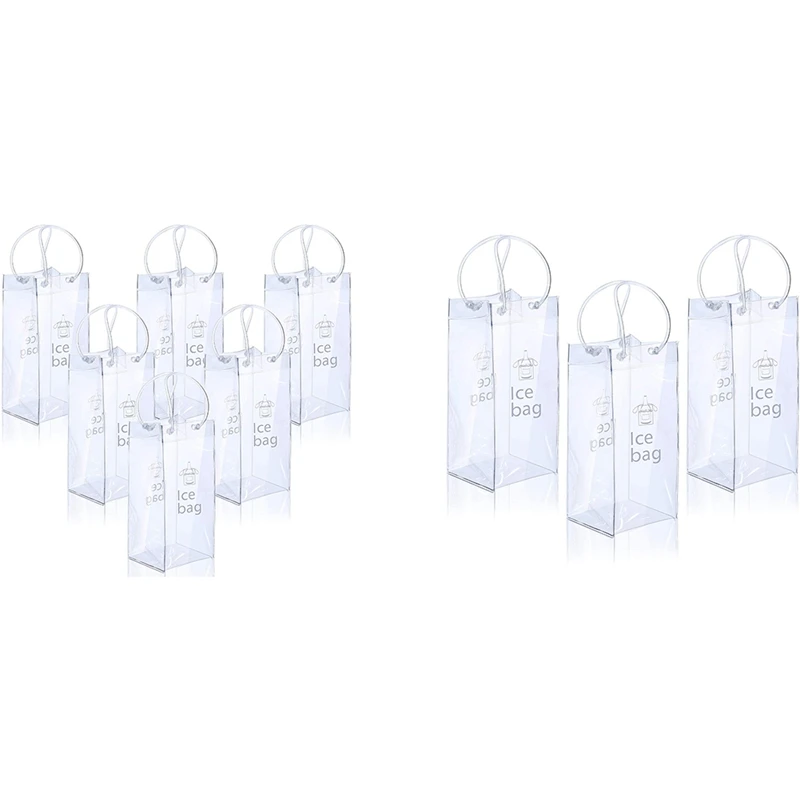 

Портативный мешок для льда и вина, сумка для охлаждения вина, пвх мешки для вина с ручкой для шампанского, холодного пива, вина