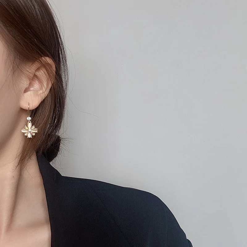 Новые трендовые Модные индивидуальные маленькие свежие серьги дикие супер