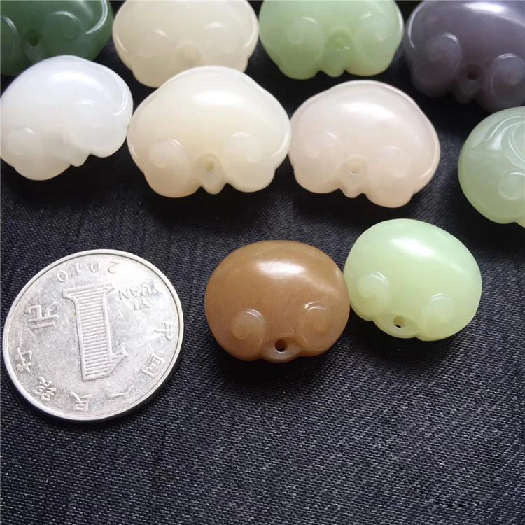 Бутик и тианью кулон нефрит дым фиолетовый белый замок для детей висячий Длинная