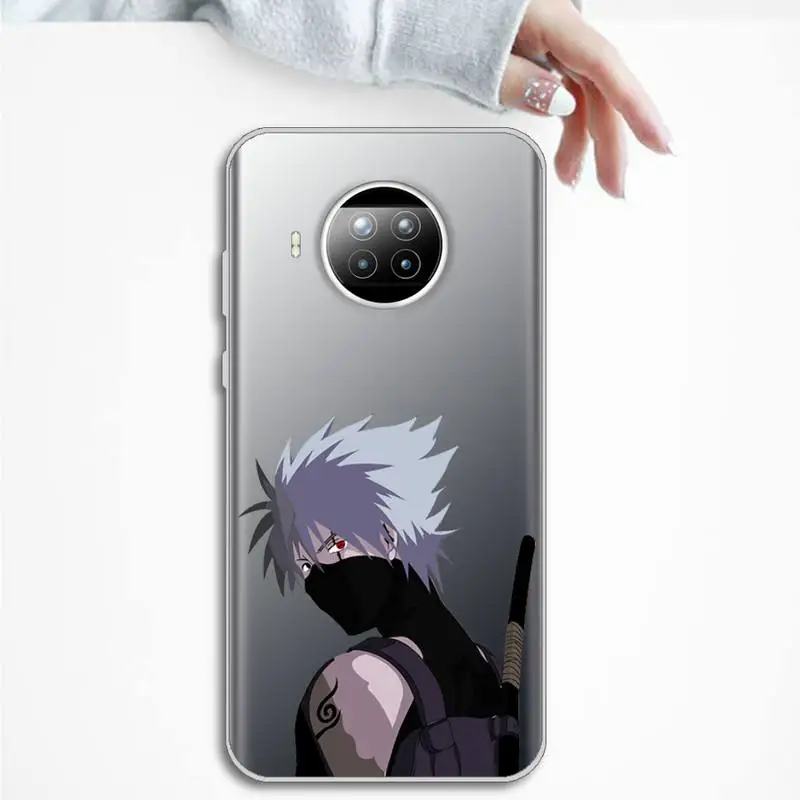 

Kakashi Naruto Phone Case Transparent for Xiaomi mi Redmi note 10 t 8 9 pro lite 11 Samsung S 8 9 10 20 plus ultra