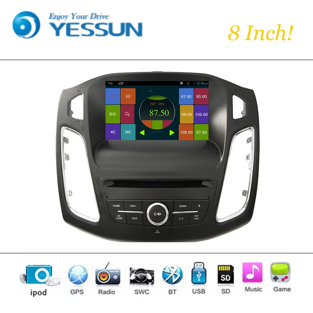 Автомобильный DVD плеер система Wince для Ford Focus 2015 автомагнитола стерео GPS навигация