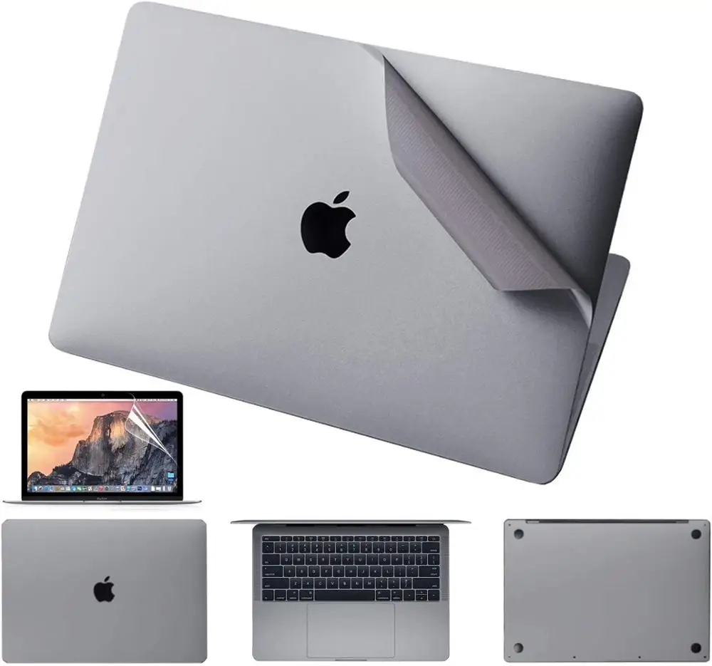 Защитная виниловая наклейка для Apple Macbook Pro1" A2141 13" 1" A1989 A1707 A1706 верхняя/Нижняя/сенсорная панель/защитная пленка