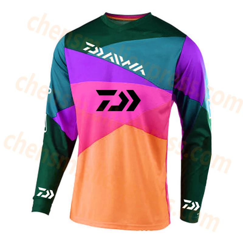 2021 DAIWA Рыбалка одежда мужские ультратонкие с длинным рукавом Солнцезащитный крем