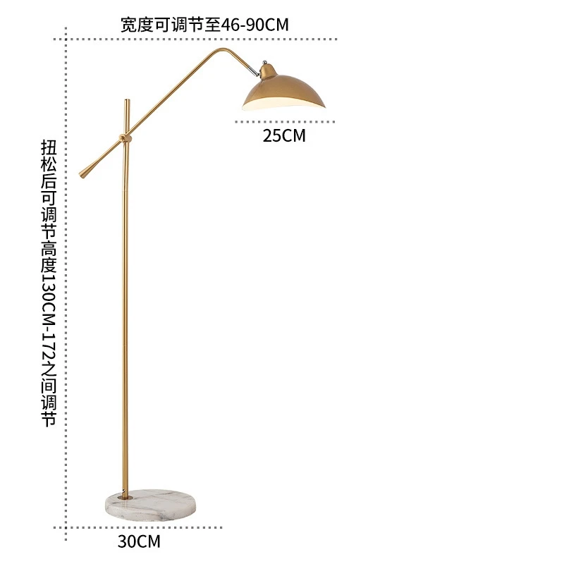

Золотые напольные торшеры LZPZ RUI