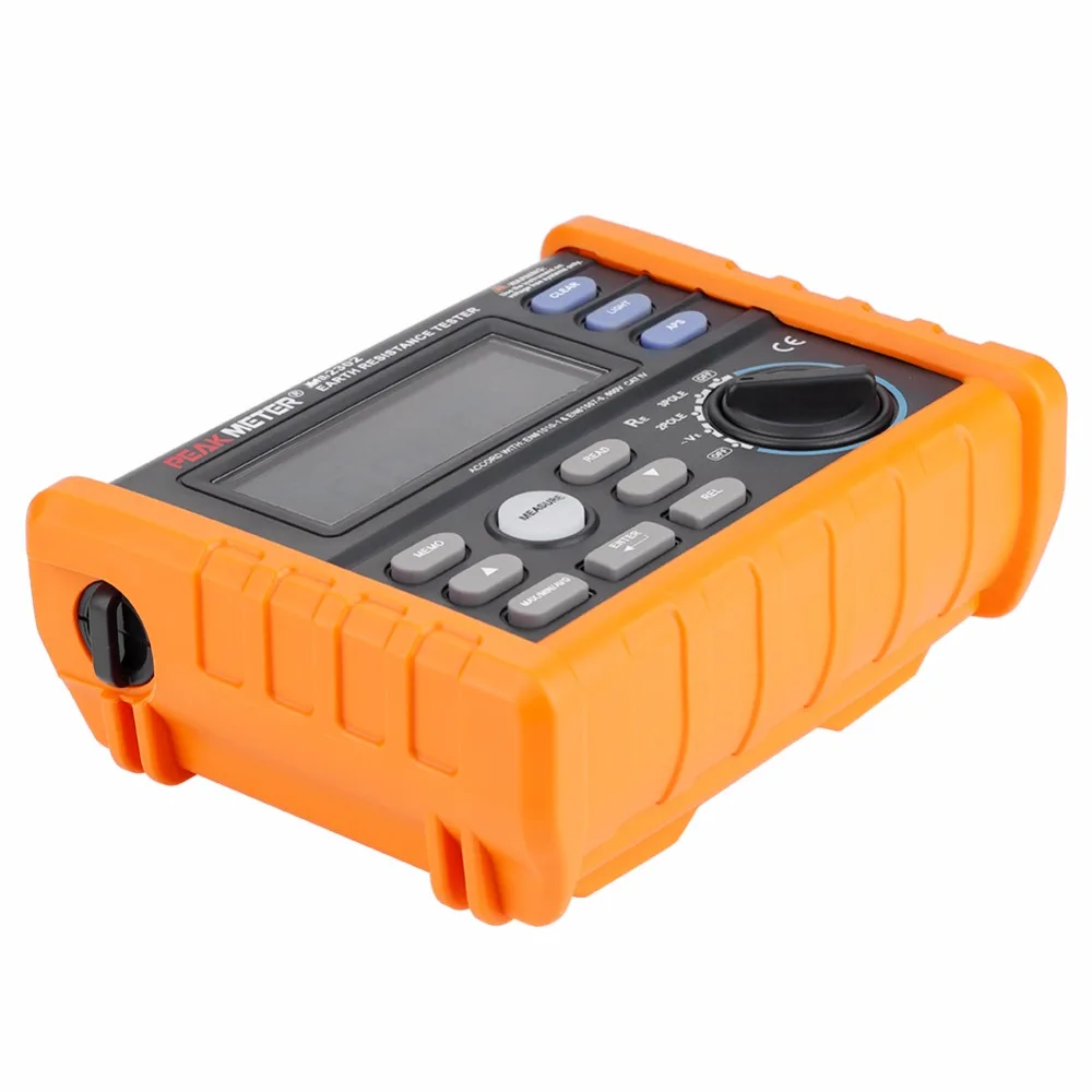 PEAKMETER MS2302 цифровой измеритель изоляции сопротивление заземления тестер