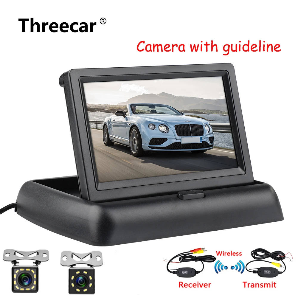 Автомобильная парковочная система камера заднего вида с 12 светодиодами