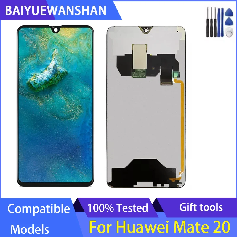 

6,53 "для Huawei Mate 20, ЖК-дисплей, сенсорный экран, дигитайзер, HMA-L29 HMA-L09 HMA-LX9, детали для замены