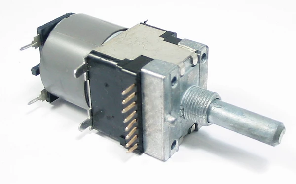 Япония ALPS двойной Четырехместный 100K потенциометр с пультом дистанционного