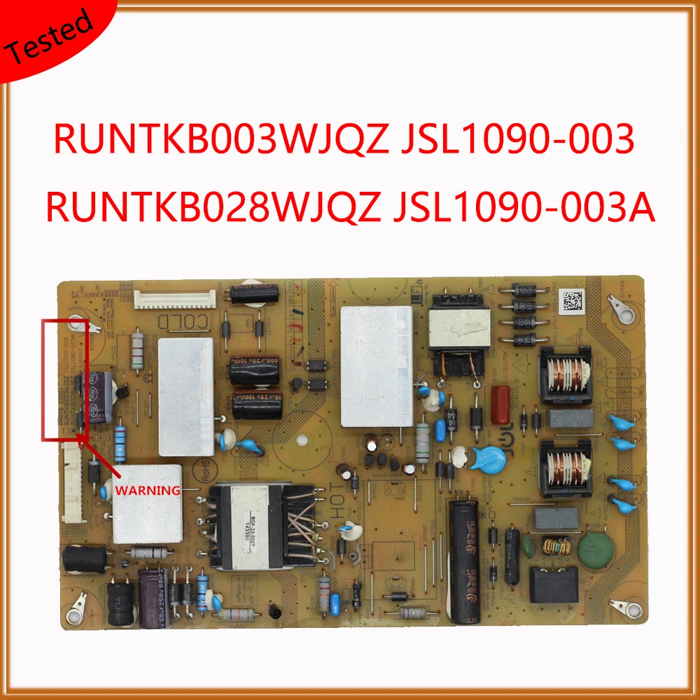 Placa de Alimentação Placa de Suporte de Energia Equipamento Profissional Original Runtkb028wjqz Jsl1090-003a Runtkb003wjqz Jsl1090-003