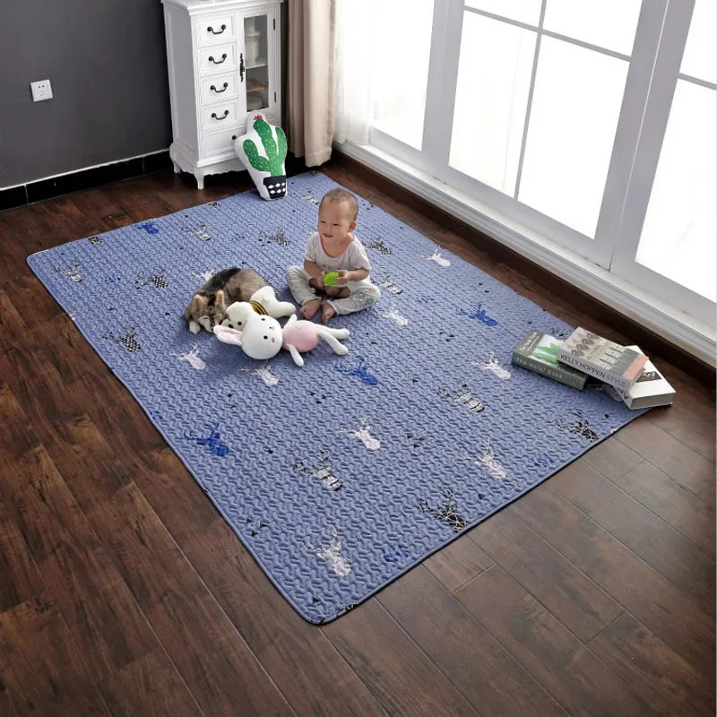 Хлопковый ковер для гостиной большой толстый коврик детской комнаты