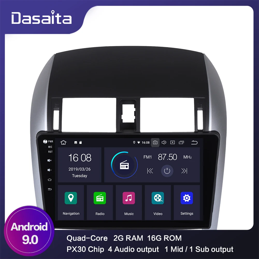 2 din 10 &quotAndroid 9 0 автомобильный аудио gps навигация для Toyota Corolla 2007 2008 2009 2010 2011 с
